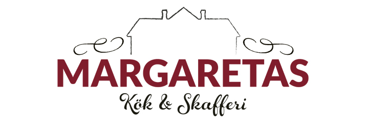 Logotyp: Margaretas kök och skafferi.